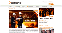 Desktop Screenshot of calderys.fr